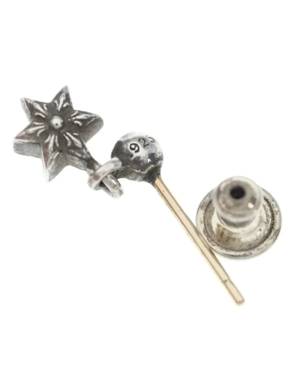 Chrome Hearts Tny Str Drp 1 Thailandnice Tar Dropearrings Silver Earring